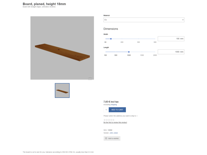 YouTube: Selling configurable products on custings.com - Part 3: Selection lists and Images